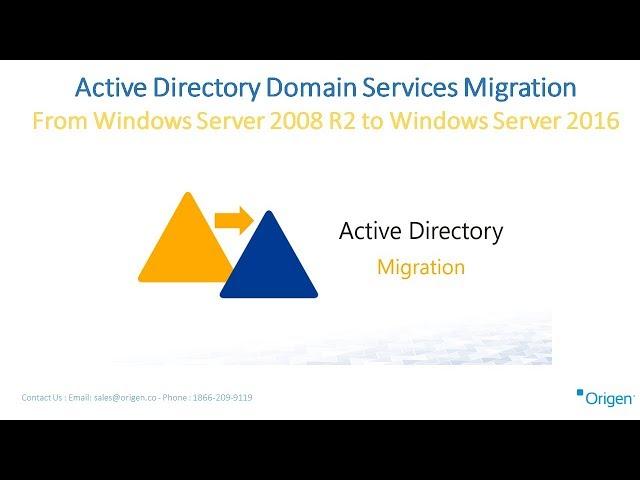 Active Directory Domain Services Migration From Windows Server 2008 R2 to Windows Server 2016