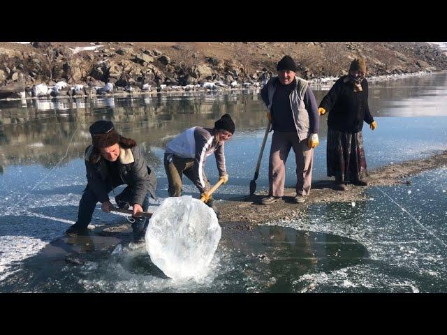 Çıldır Gölünde Buzda Balık Serüveni