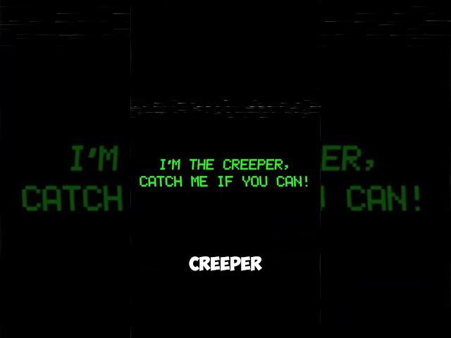 The Creeper was the 1st Computer VIRUS #technology #shorts  #tech