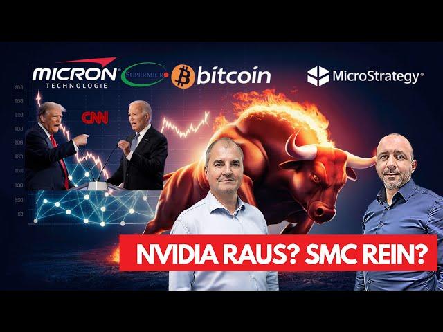 Nvidia verkaufen? Micron & Super Micro Computer rein? MicroStrategy & Bitcoin nachkaufen?