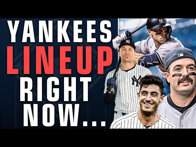 Yankees Lineup as of Right Now  ... NEED one more bat!