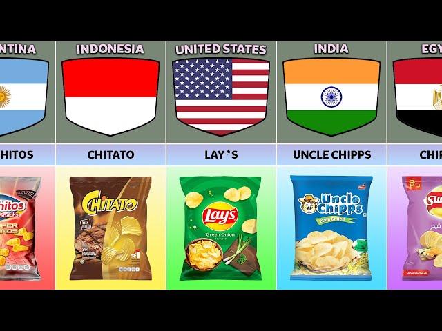 Chips brands From Different Countries