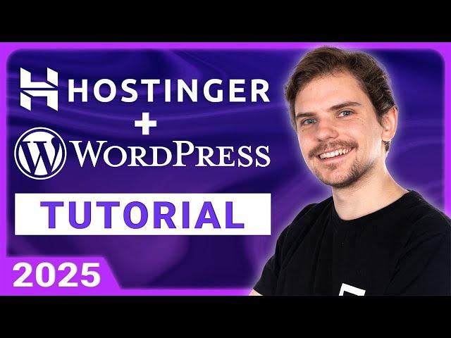 Hostinger WordPress Tutorial 2025 | Beginners Guide