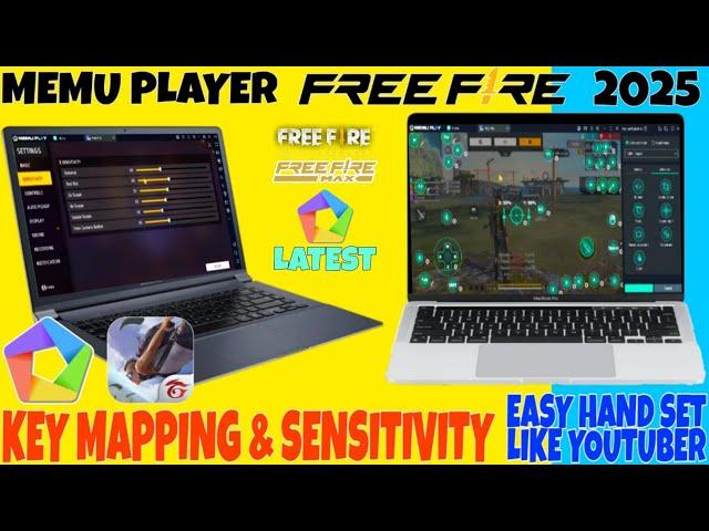 Memu Player Key mapping Free Fire 2025 | Memu Player Emulator Ff Setting #memuplayer