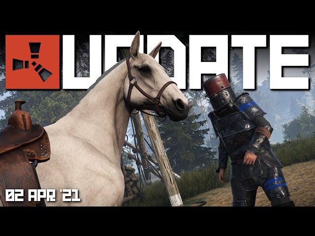 Heavy armour Horse Nerf & patch roundup | Rust update 2nd April 2021