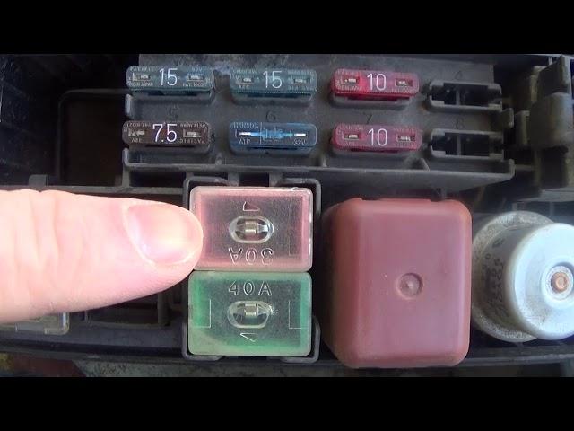 How to check large clear fuses