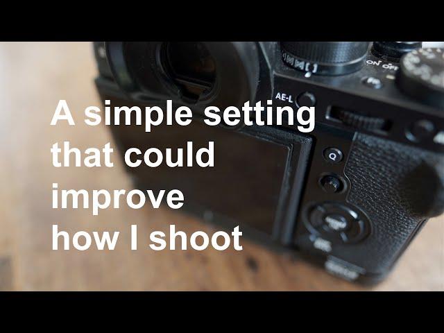 Make your camera's AE-L button toggle exposure lock on and off with a single press for Fujifilm X