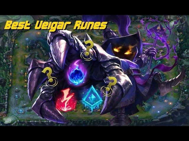 SEASON 9 VEIGAR RUNES | MID AND BOTLANE RUNES!