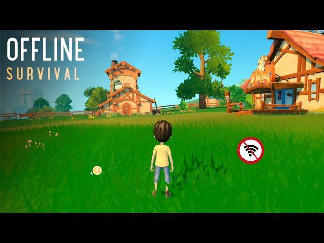 Top 15 Offline Survival Games for Android/iOS 2022 | Build & Craft