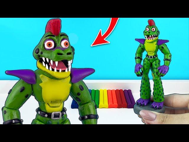 Sculpt Glamrock Monty from the new FNAF 9 game ► FNAF Security Breach