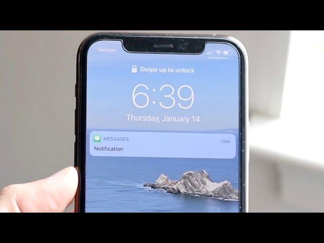 How To Hide Text Messages On iPhone Lock Screen! (2022)