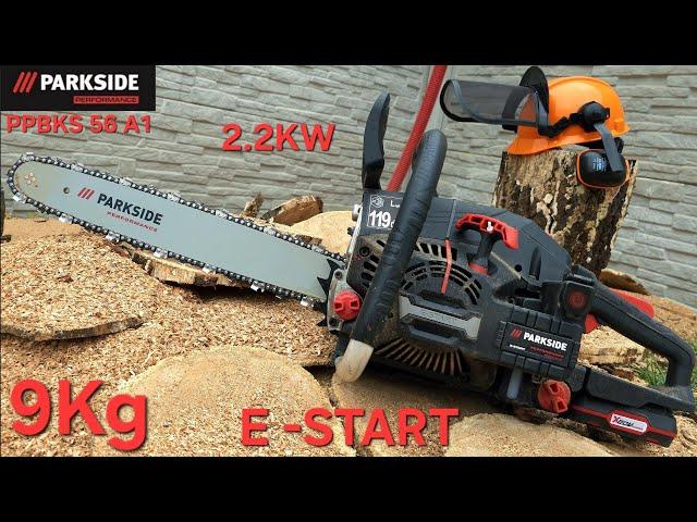 I tried it. Parkside Performance PPBKS 56 A1 chainsaw and E-start internal combustion engine