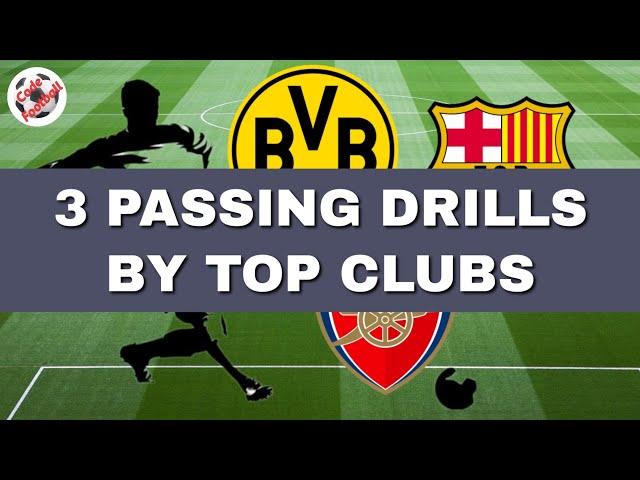 3 passing exercises from top club training sessions!