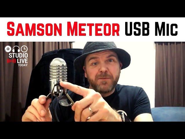 USB Microphone Review - Samson Meteor USB Studio Condenser