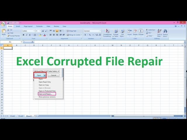 How to Repair Corrupted Excel File without Software (Easy Step)