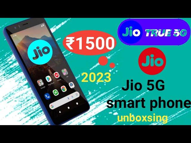 jio 5G mobile unboxsing | jio upcoming smart phone 2023 | jio phone | jio 5G smartphone booking