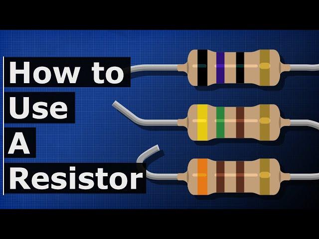 How to use a Resistor - Basic electronics engineering