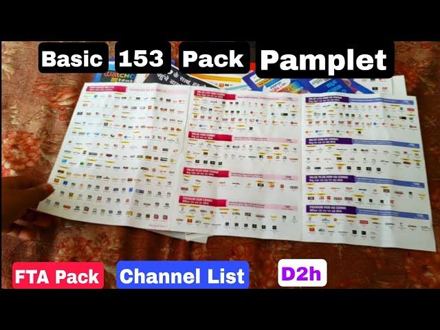 D2h Basic Pack Channel List | D2h Channel List 2023 | D2h Free All Channel List | D2h Free Channel