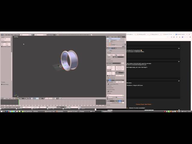 Blender Move Object to center of Origin / Cursor