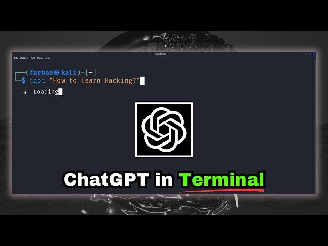 Terminal-GPT | AI for Kali Linux Terminal