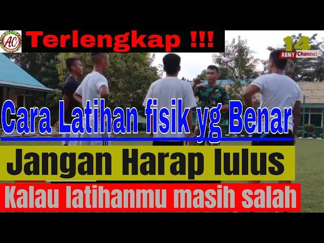 Panduan Lengkap Cara Latihan Fisik Untuk Masuk TNI | Latihan Fisik TNI - Part 1