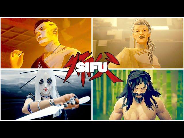 SIFU - All Boss Fights & ENDING | PS5 Gameplay (4K 60FPS)