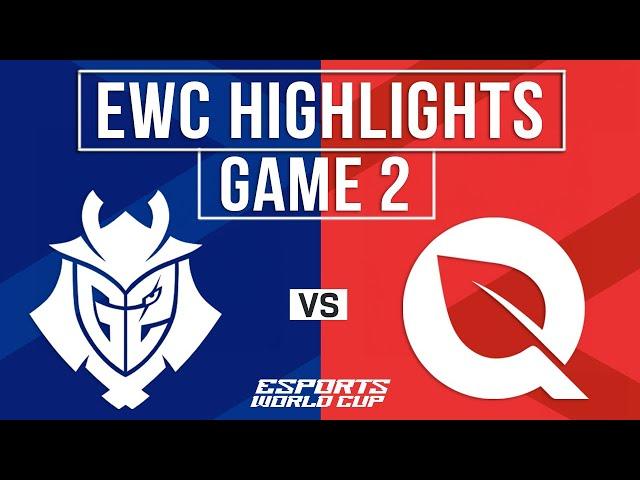 G2 vs FLY Highlights Game 2 | EWC 2024 Quarterfinals | G2 Esports vs FlyQuest