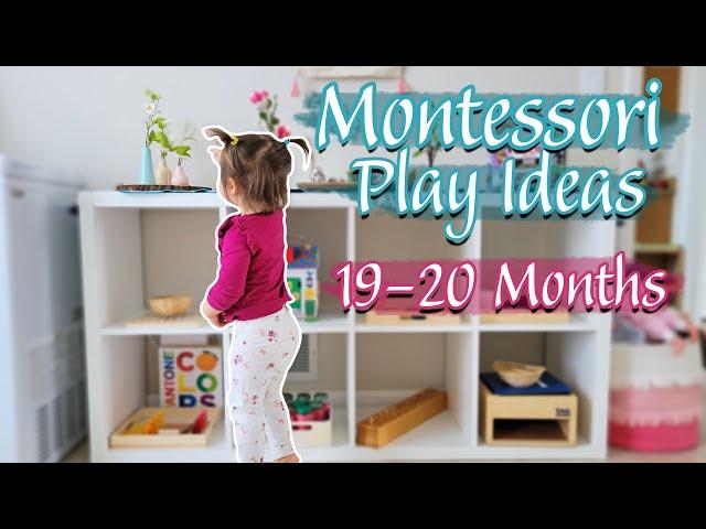 50+ WAYS YOUR TODDLER PLAYS! MONTESSORI ACTIVITIES FOR TODDLERS 19-20 MONTHS OLD |Montessori At Home