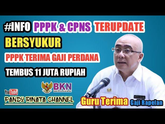 Gaji Guru PPPK 2021 Tahap 1 Akhirnya Cair Langsung Rapelan | Info P3K dan CPNS Terbaru Hari ini