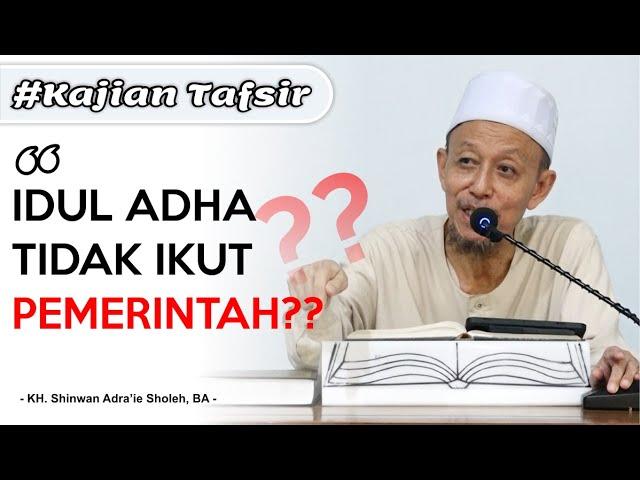 Idul Adha tidak ikut pemerintah, kenapa?!!