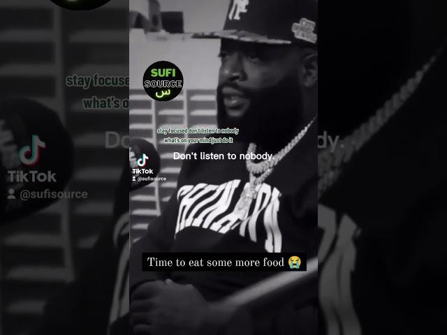 Rick Ross Words of Motivation inspire determination qoutes talkshow Sufi Source