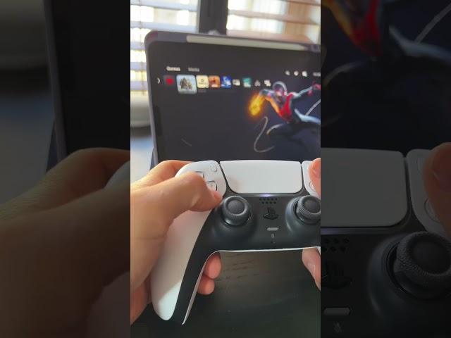 Ps5 Remote Play on the ipad 🪓 #tech #homeoffice #gamingsetup #ipad #ipadpro #ps5 #godofwar