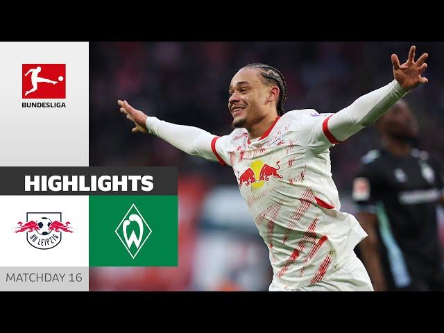 Xavi With Perfect Comeback! | RB Leipzig - SV Werder Bremen | Highlights | MD 16 – Bundesliga 24/25