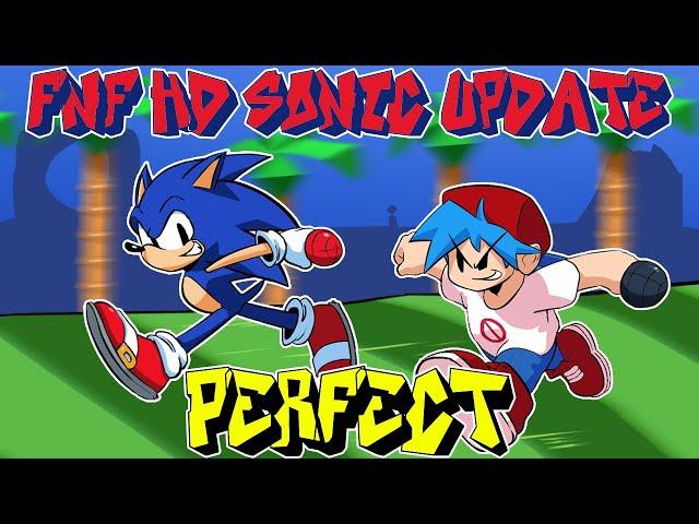 Friday Night Funkin' - Perfect Combo - FNF HD (Sonic Update) Mod + Cutscenes [HARD]