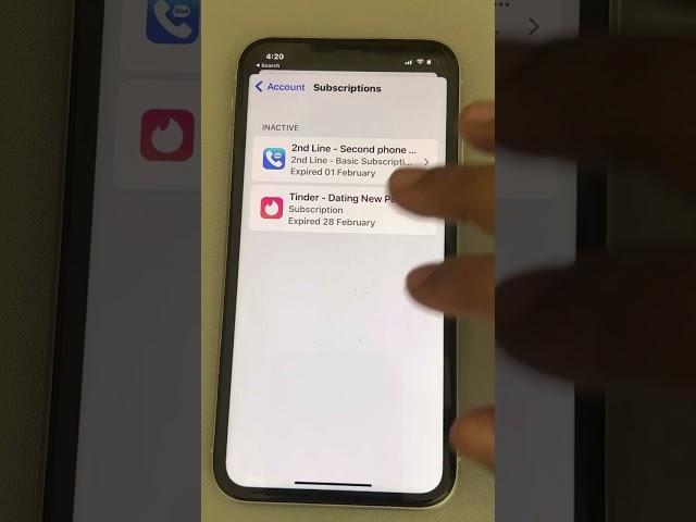 How to delete expired app subscriptions from iPhone