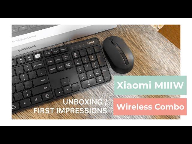 [UNBOXING + First Impressions] Xiaomi MIIIW Wireless Keyboard and Mouse Combo