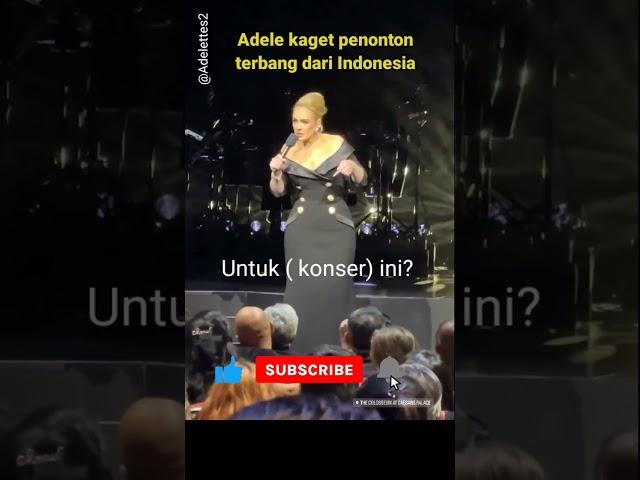 Penyanyi Adele kaget sama orang Indonesia! #adele