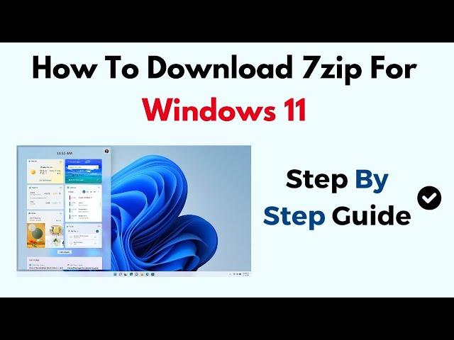 How To Download 7zip For Windows 11