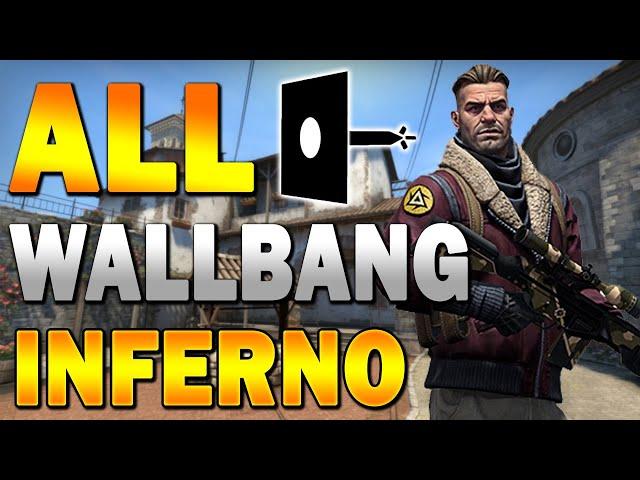 ALL WALLBANGS you should know on INFERNO | CSGO [2022]