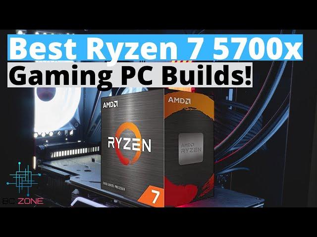 THE BEST RYZEN 7 5700x GAMING PC BUILDS IN 2024! (TOP 3)