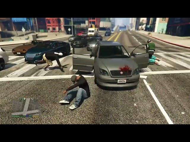 Grove Street Member Kills Own Driver For Hitting Franklin