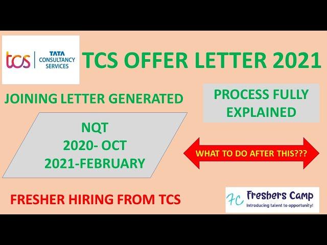 TCS JOINING OFFER LETTER I TCS NQT HIRING 2021 I AFTER THIS I HOW TO ACCEPT I FULL EXPLANATION