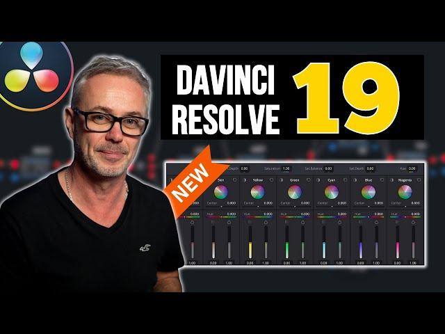 My Top 5 COLOR Features - DaVinci Resolve 19