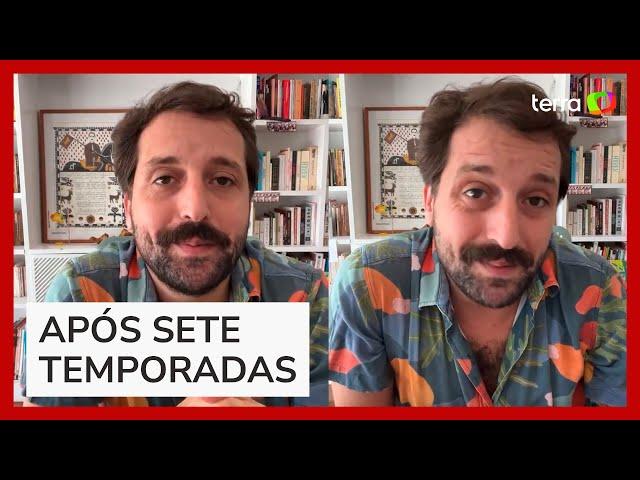 Gregório Duvivier lamenta cancelamento do 'Greg News' pela HBO Brasil