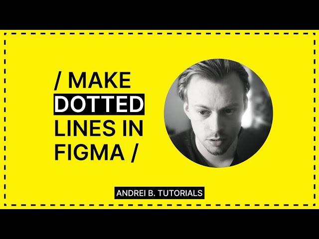 How to make dotted lines in Figma