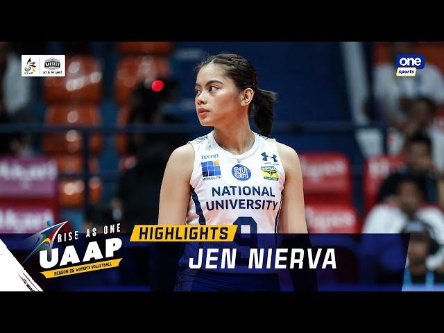 Jen Nierva highlights | UAAP Season 85 Women’s Volleyball