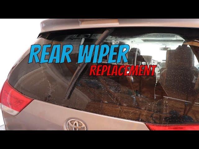 Toyota Sienna Rear Wiper Blade Change Replacement