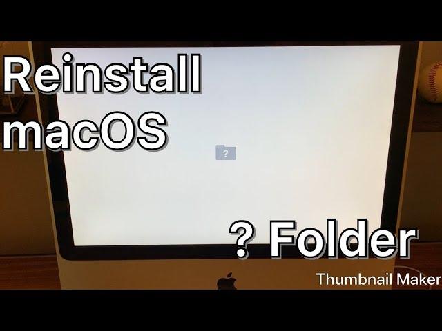 iMac Question Mark Folder?? - Fresh macOS Install
