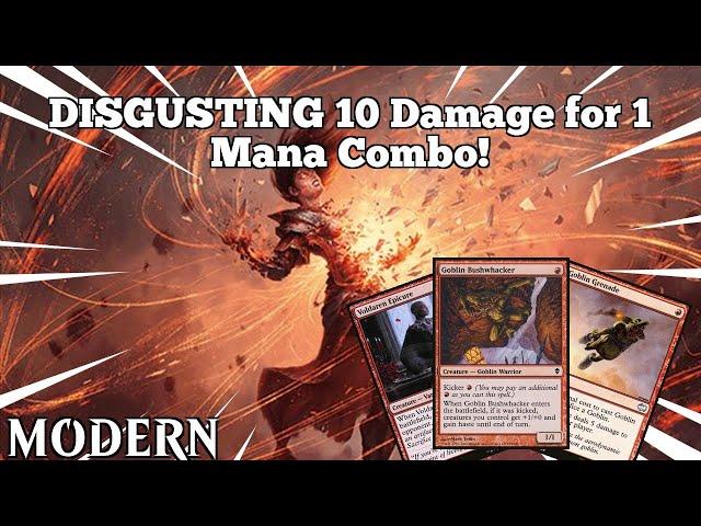 DISGUSTING 10 Damage for 1 Mana Combo! | Flare Grenade | Modern | MTGO