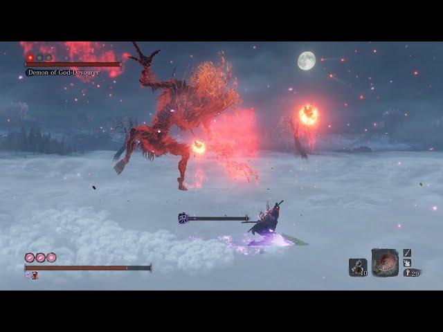 SEKIRO LMTSR - Demon of God Devourer & Ashina Seigen, the Deity of Calamity (Final boss)